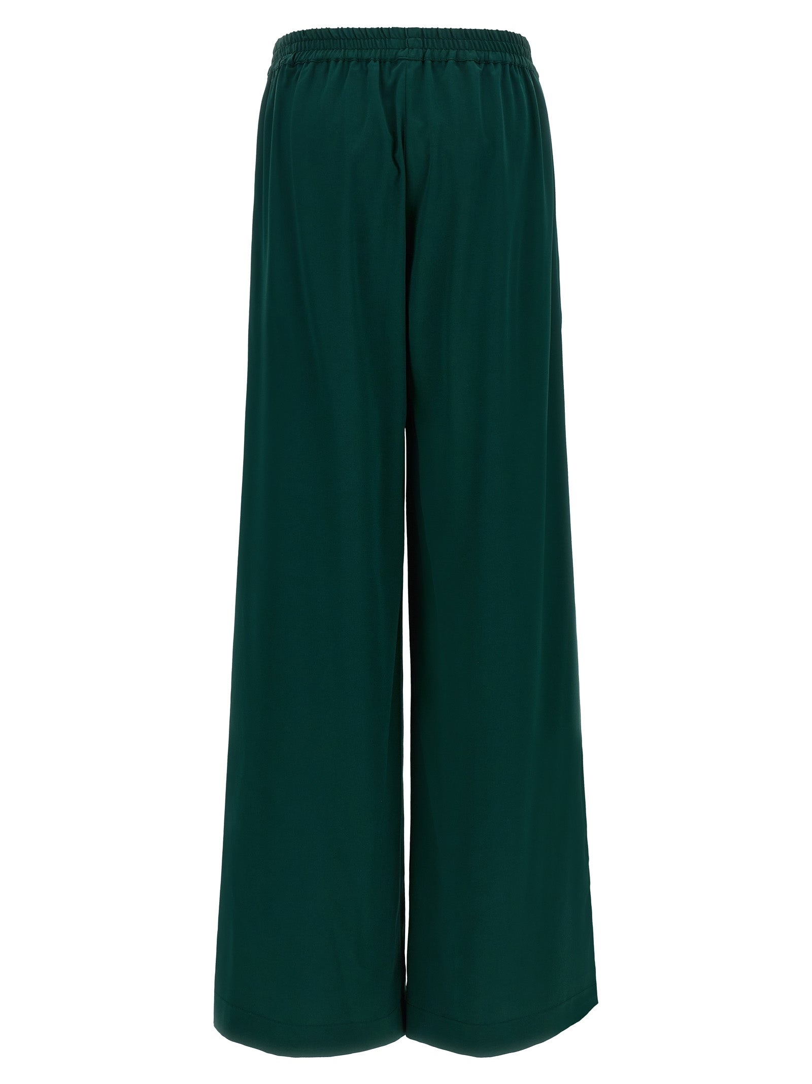 Bicolor Viscose Casual Pants