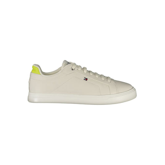 Bianco Poliuretano Uomo Sneaker