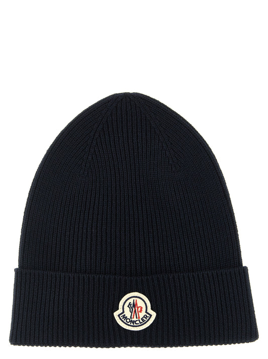 Blue Virgin Wool Beanie
