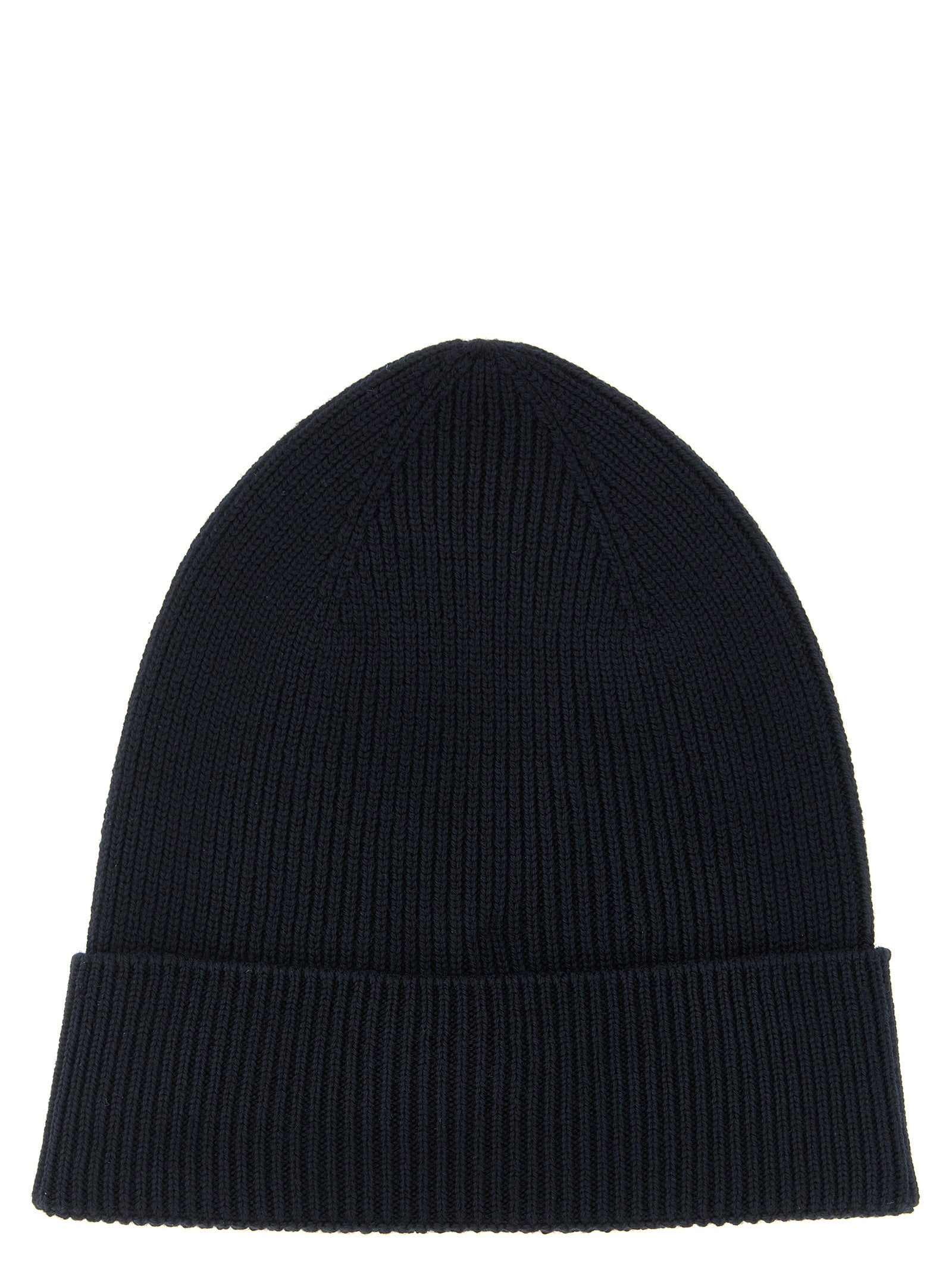 Blue Virgin Wool Beanie