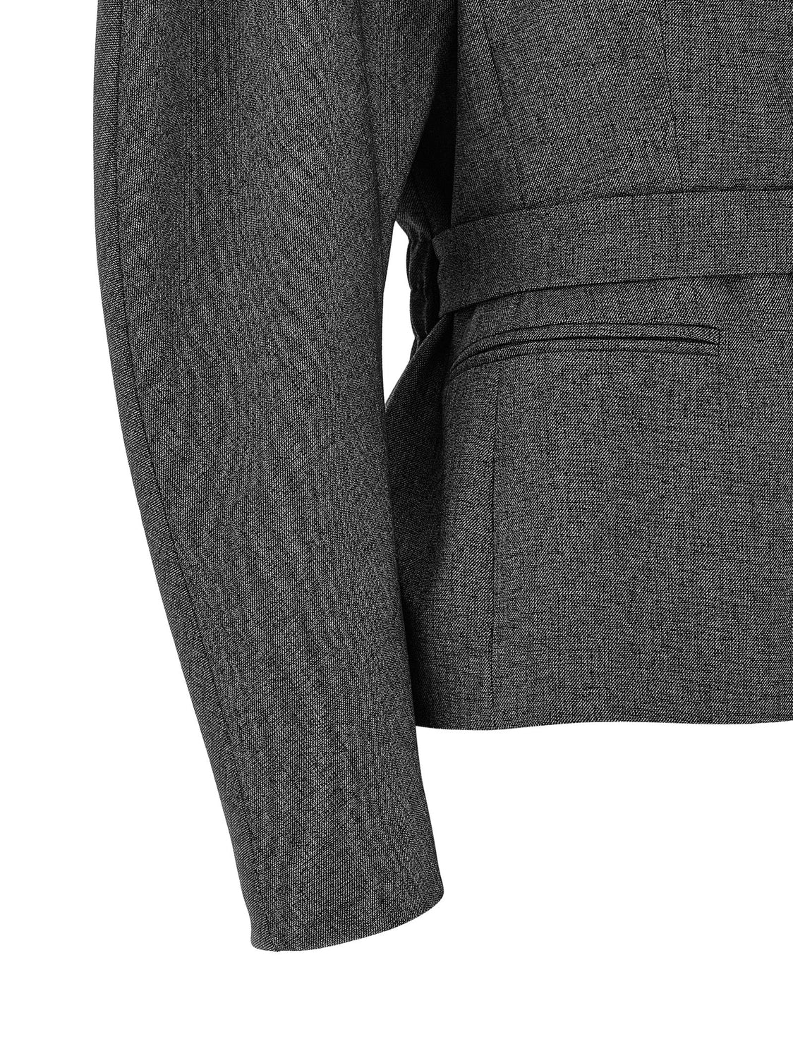 Gray Polyester Blazer