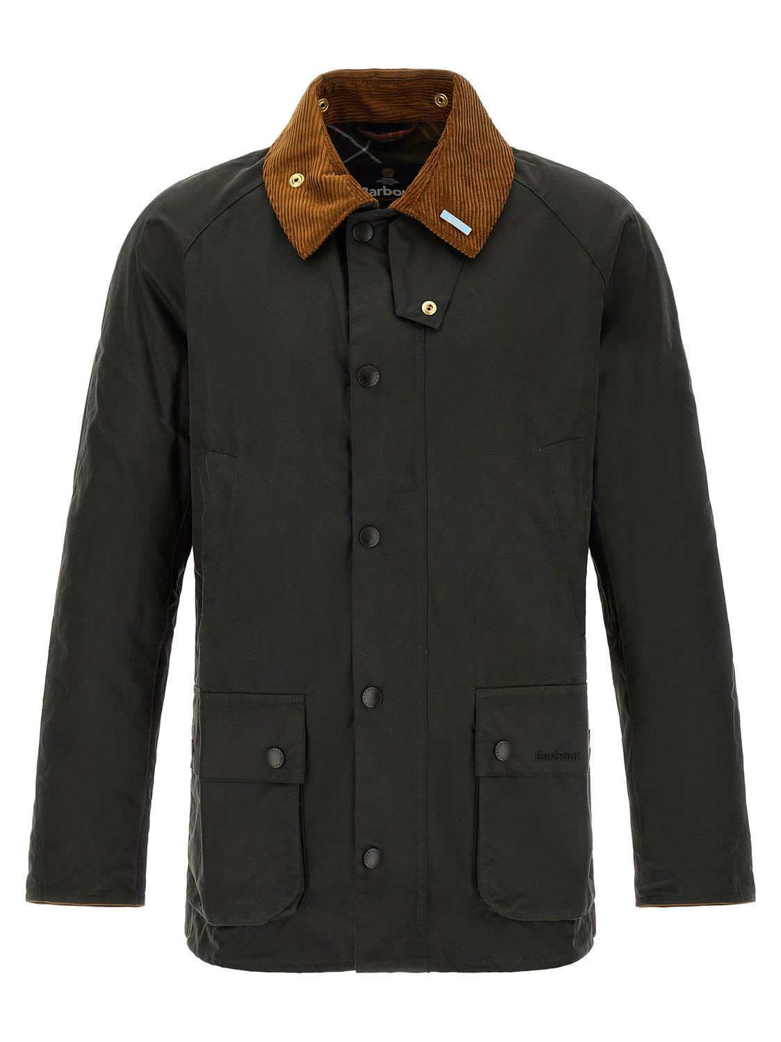 Bicolor Cotton Shell Jacket