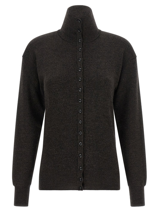 Brown Wool Cardigan
