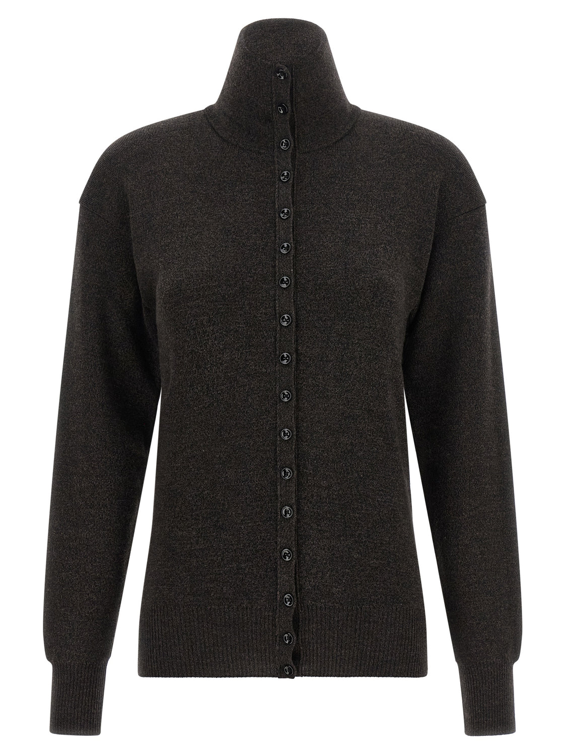 Brown Wool Cardigan