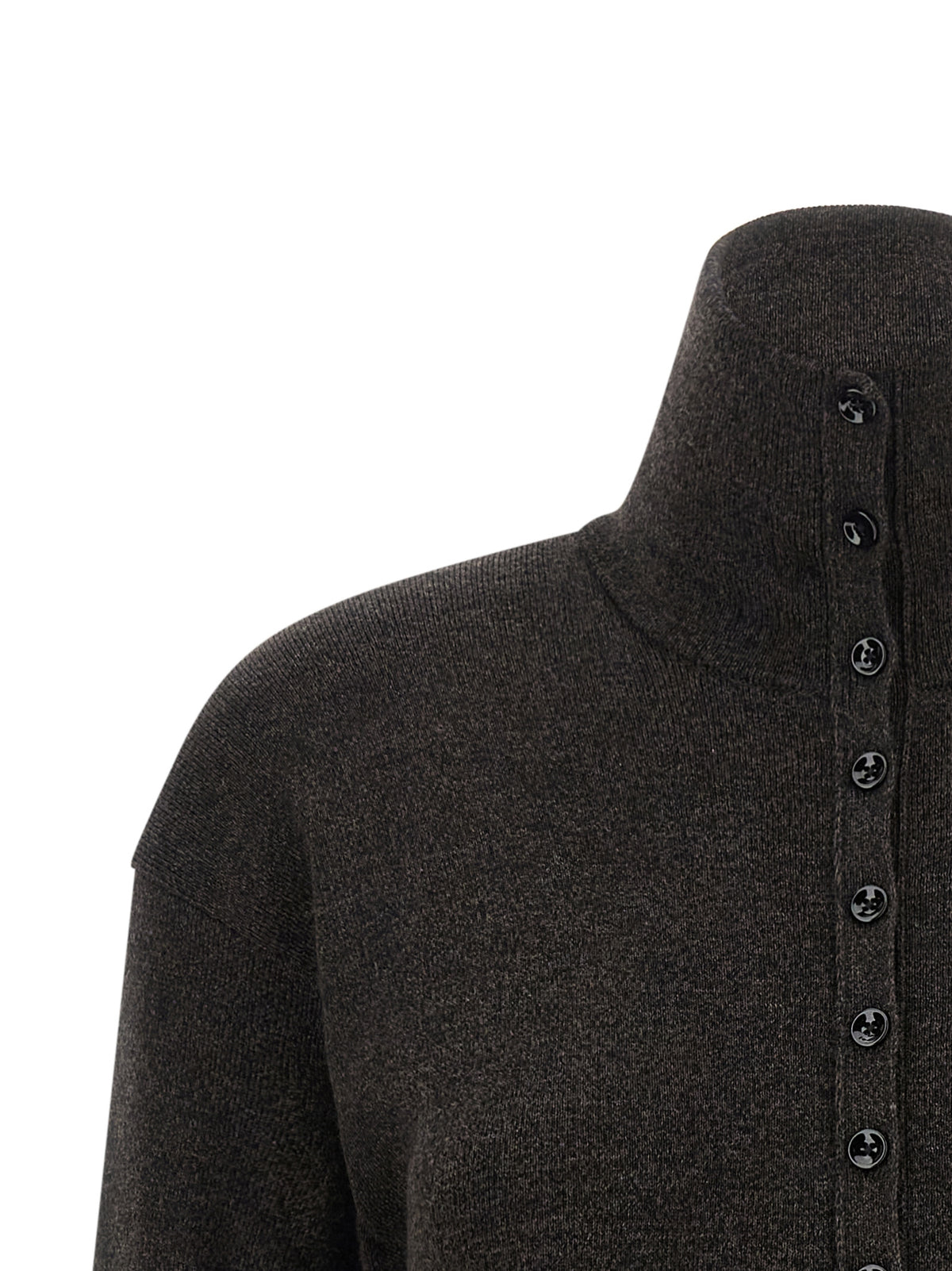 Brown Wool Cardigan