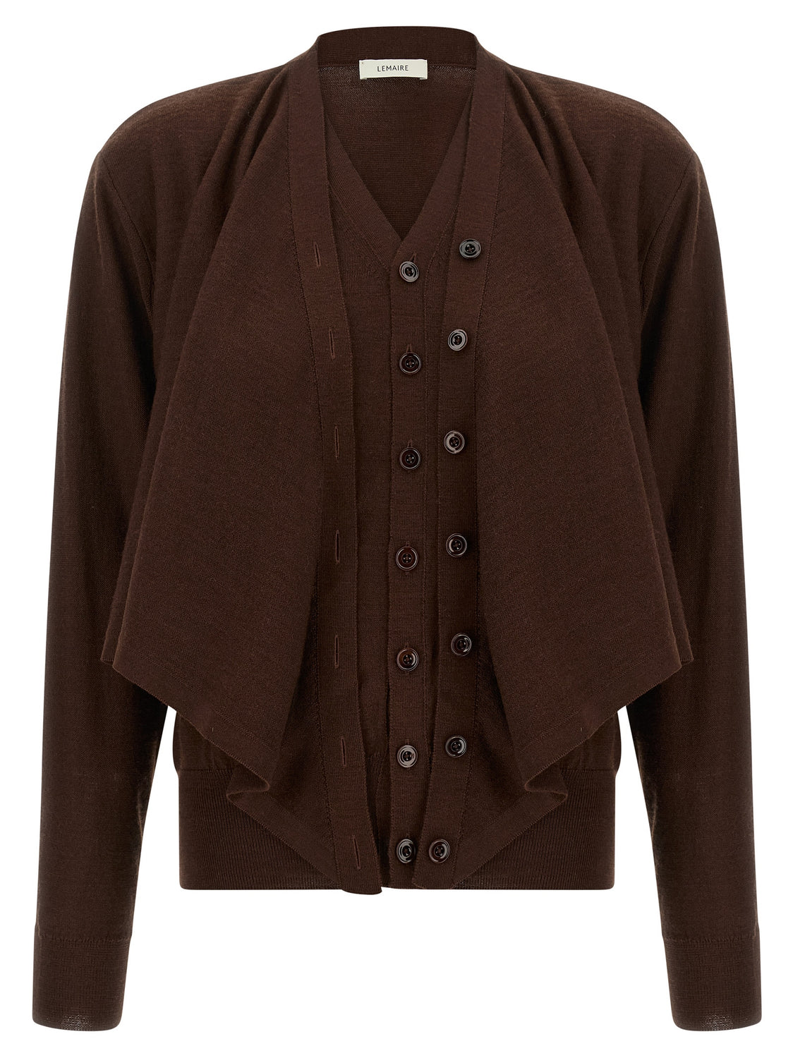 Bordeaux Wool Cardigan