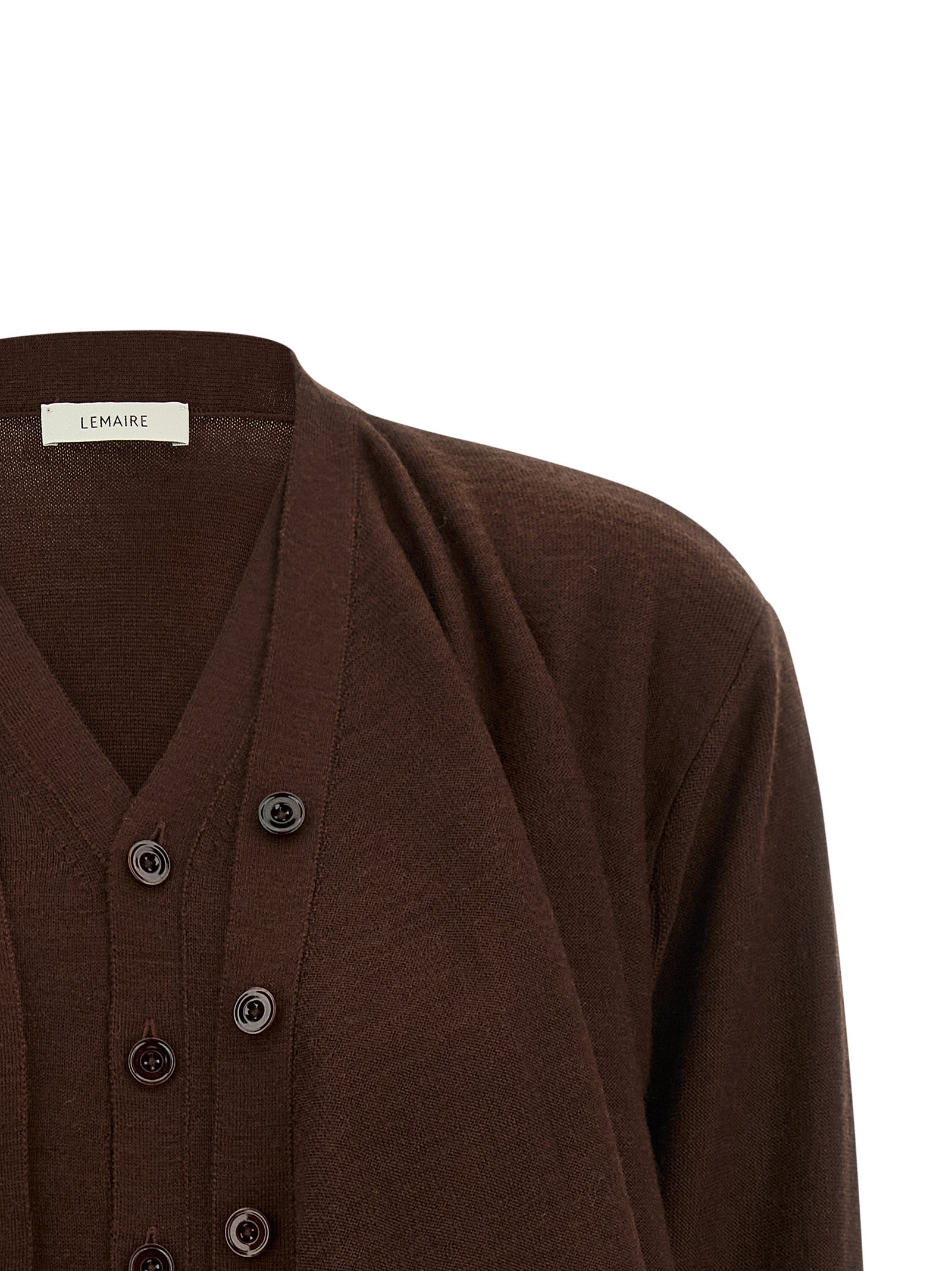 Bordeaux Wool Cardigan