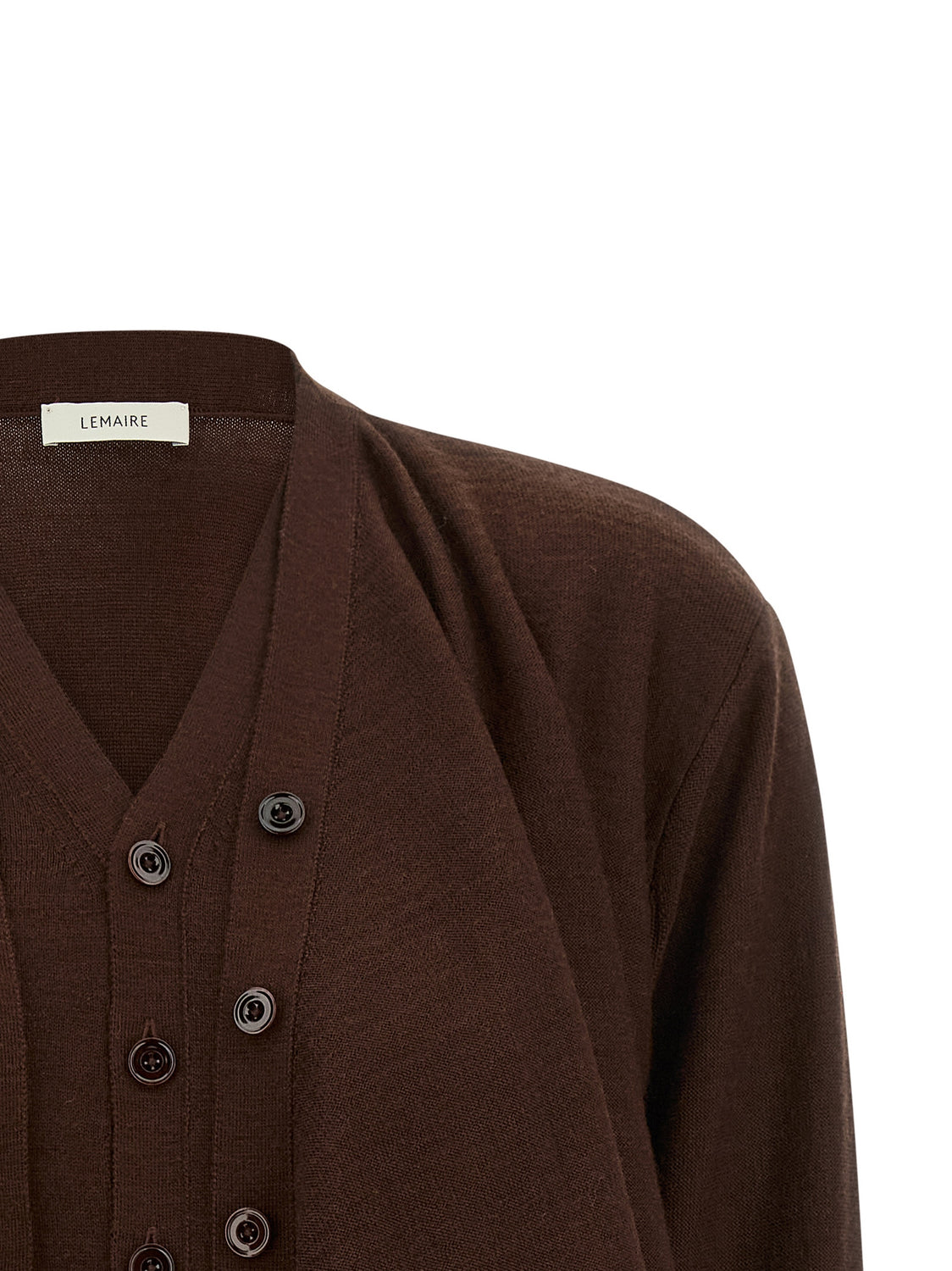 Bordeaux Wool Cardigan
