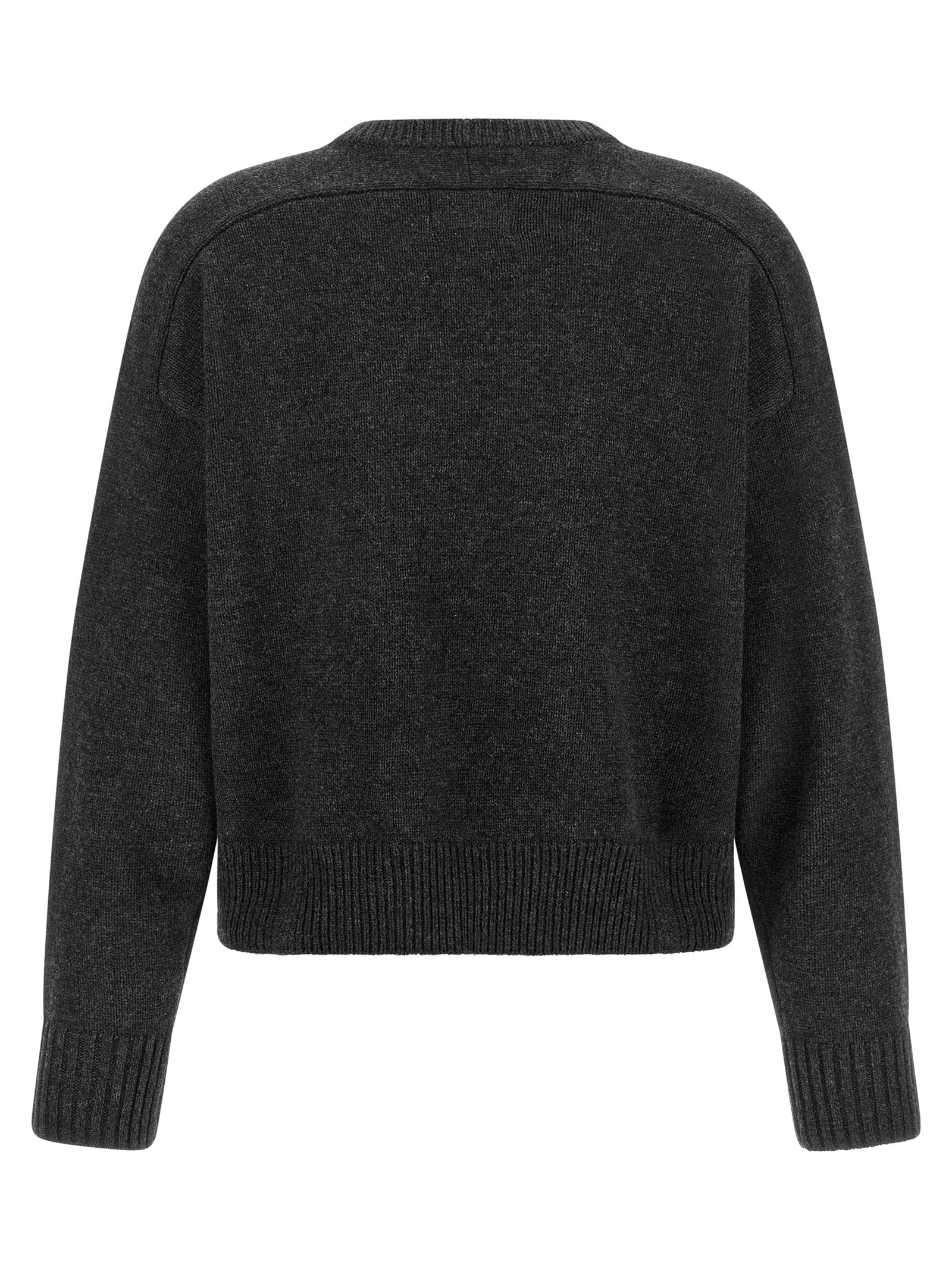 Gray Wool Cardigan