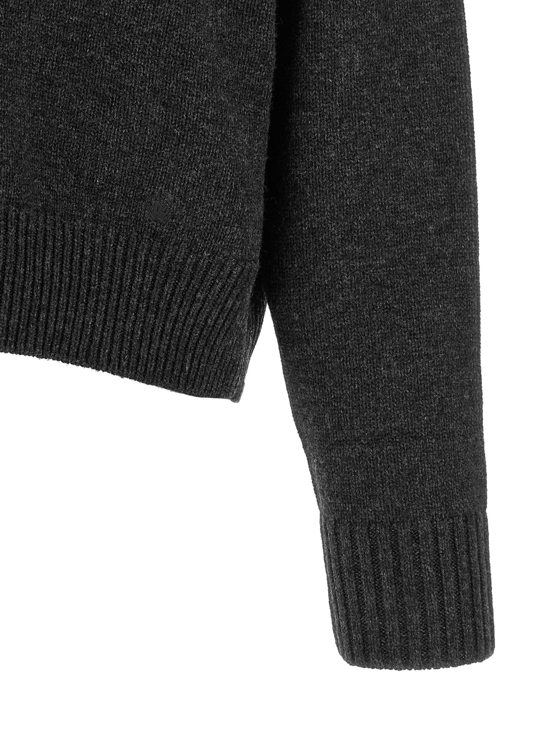 Gray Wool Cardigan