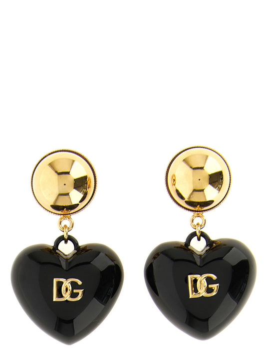 Black Brass Earrings
