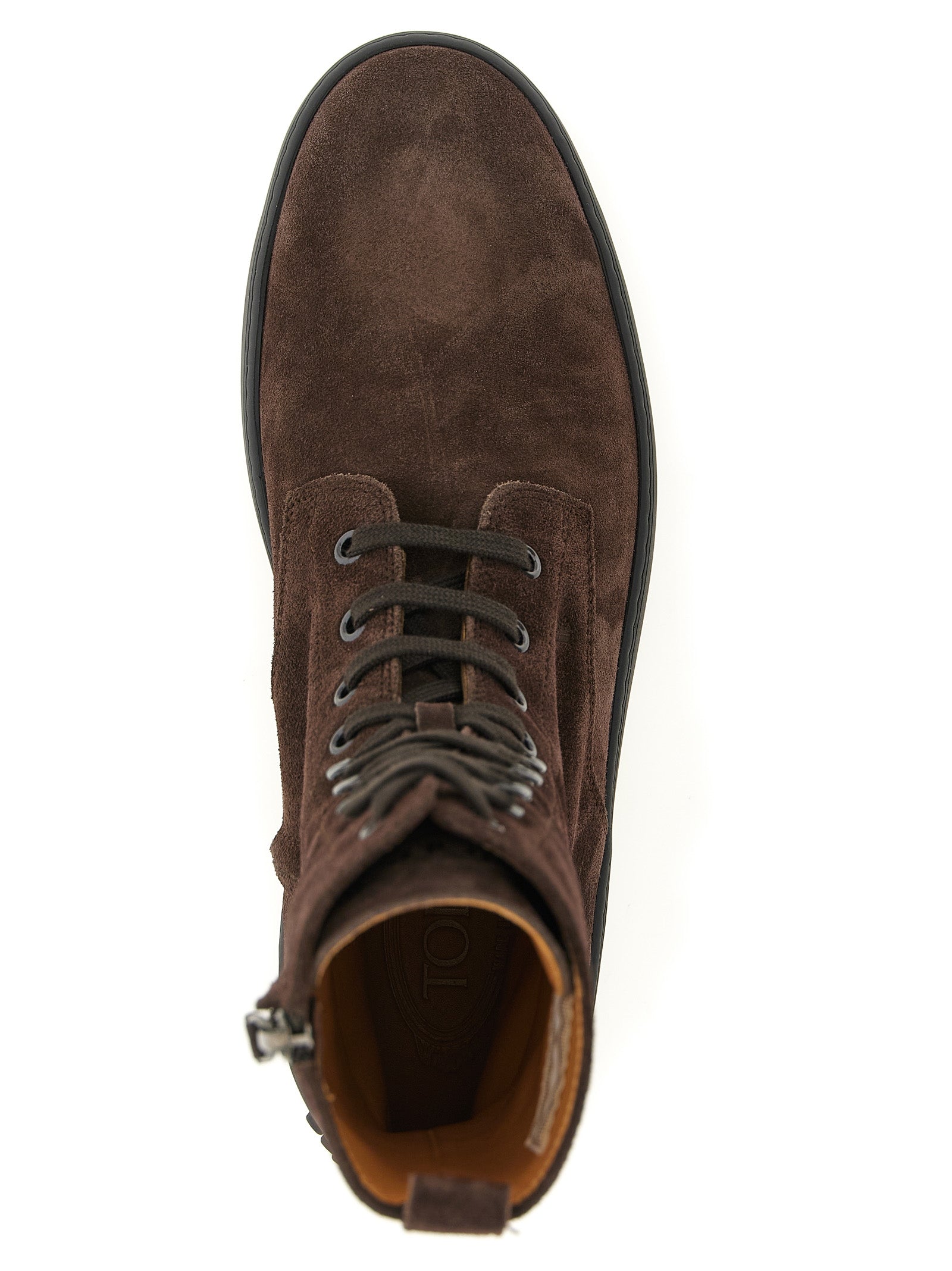 Brown Calfskin Ankle Boots