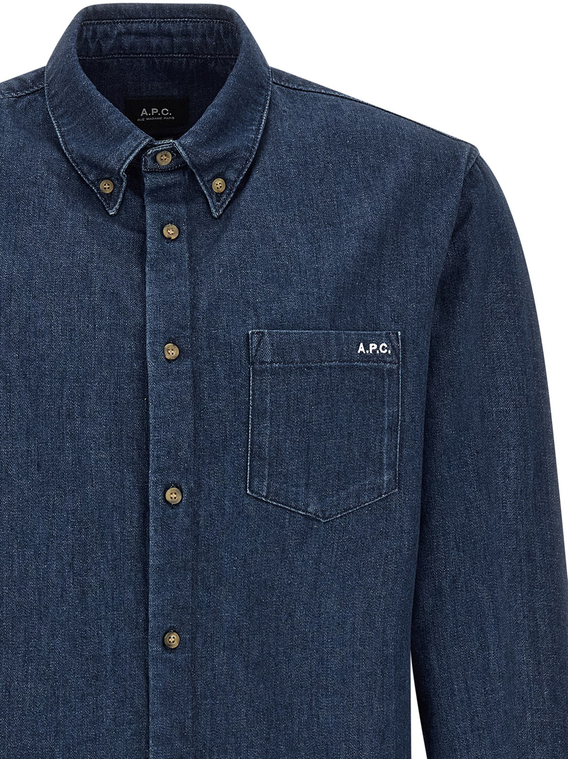 Blue Cotton Blouse