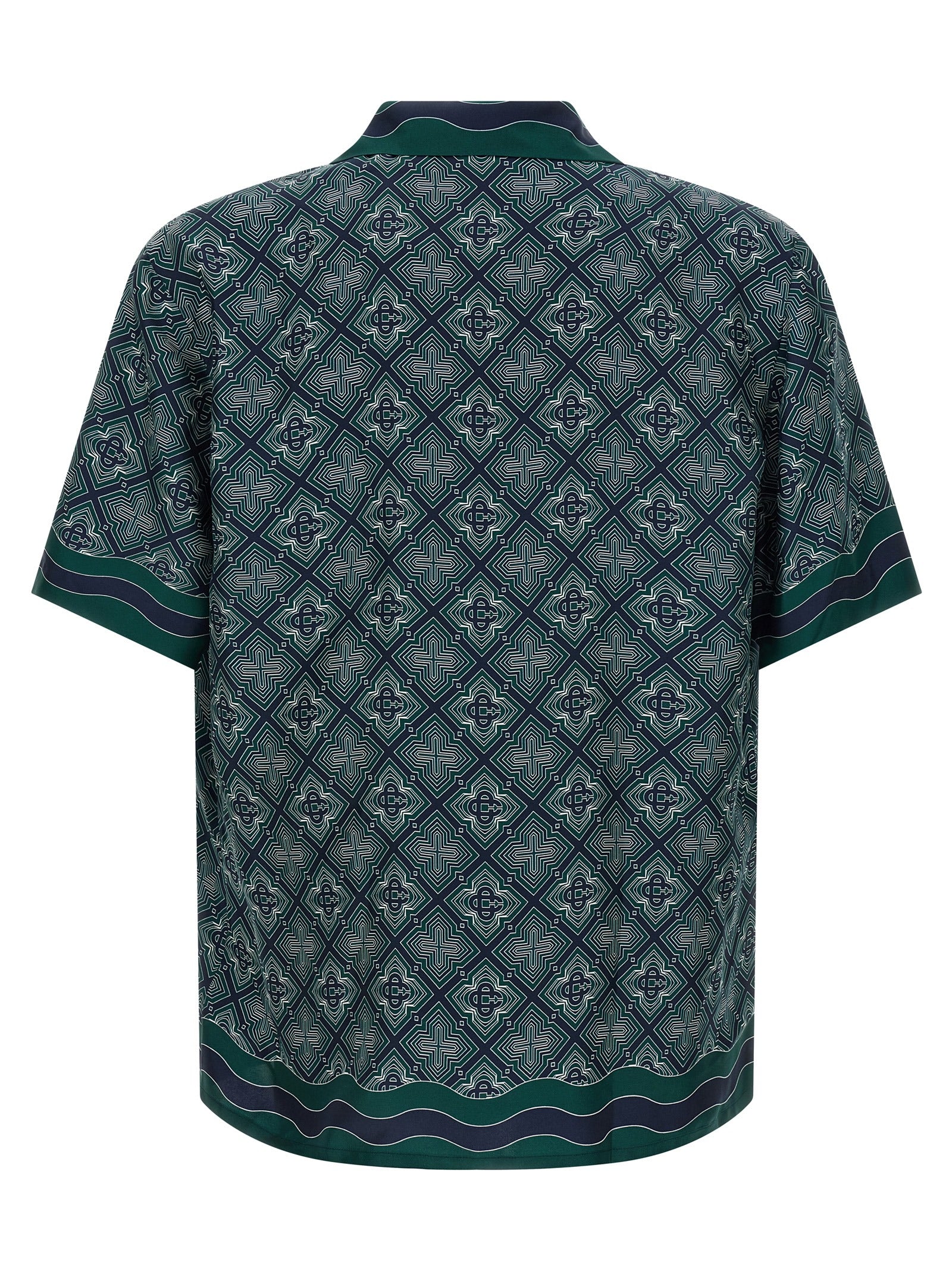 Bicolor Silk Blouse