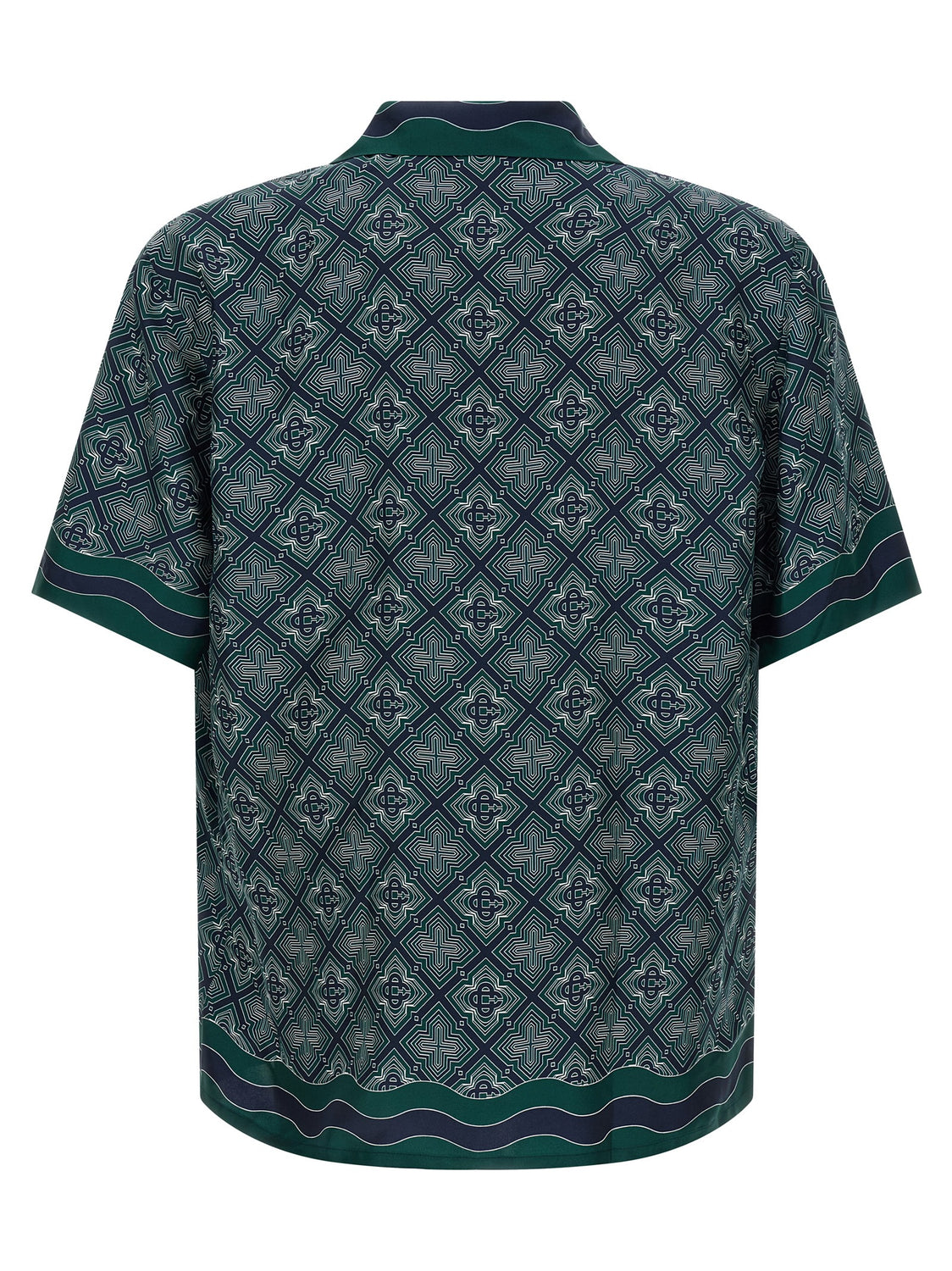 Bicolor Silk Blouse