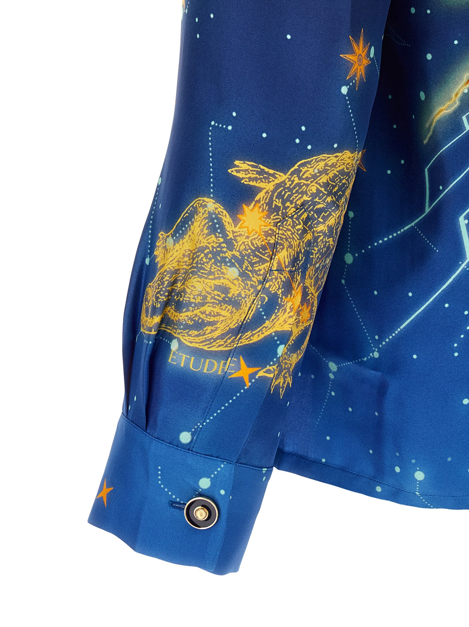 Blue Silk Blouse