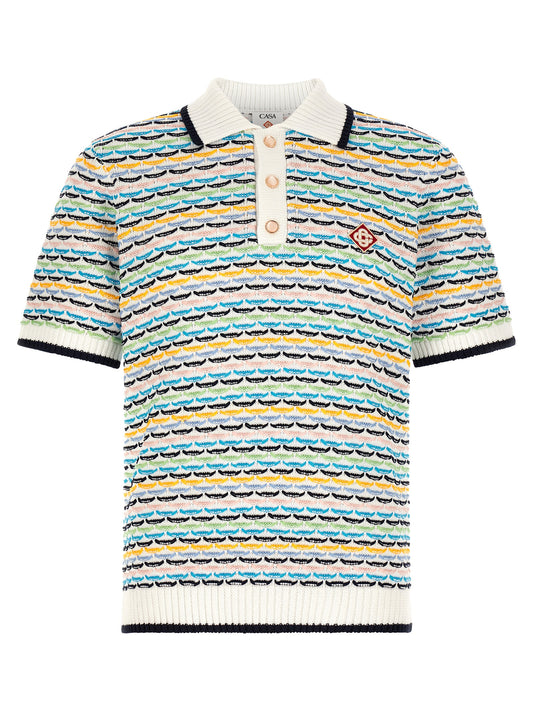 Multicolor Cotton Polo Shirt