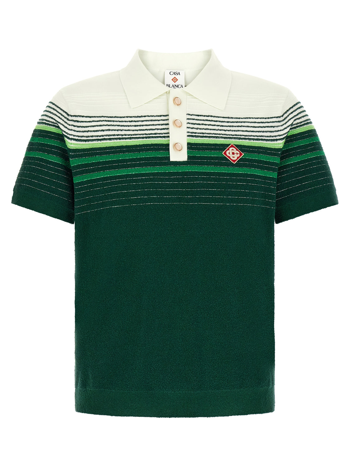Bicolor Cotton Polo Shirt