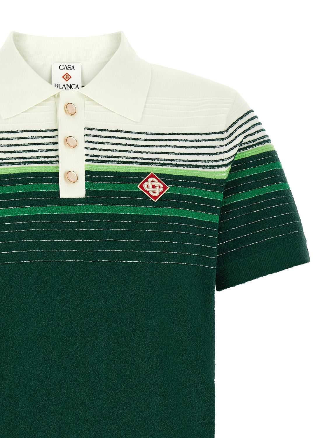 Bicolor Cotton Polo Shirt