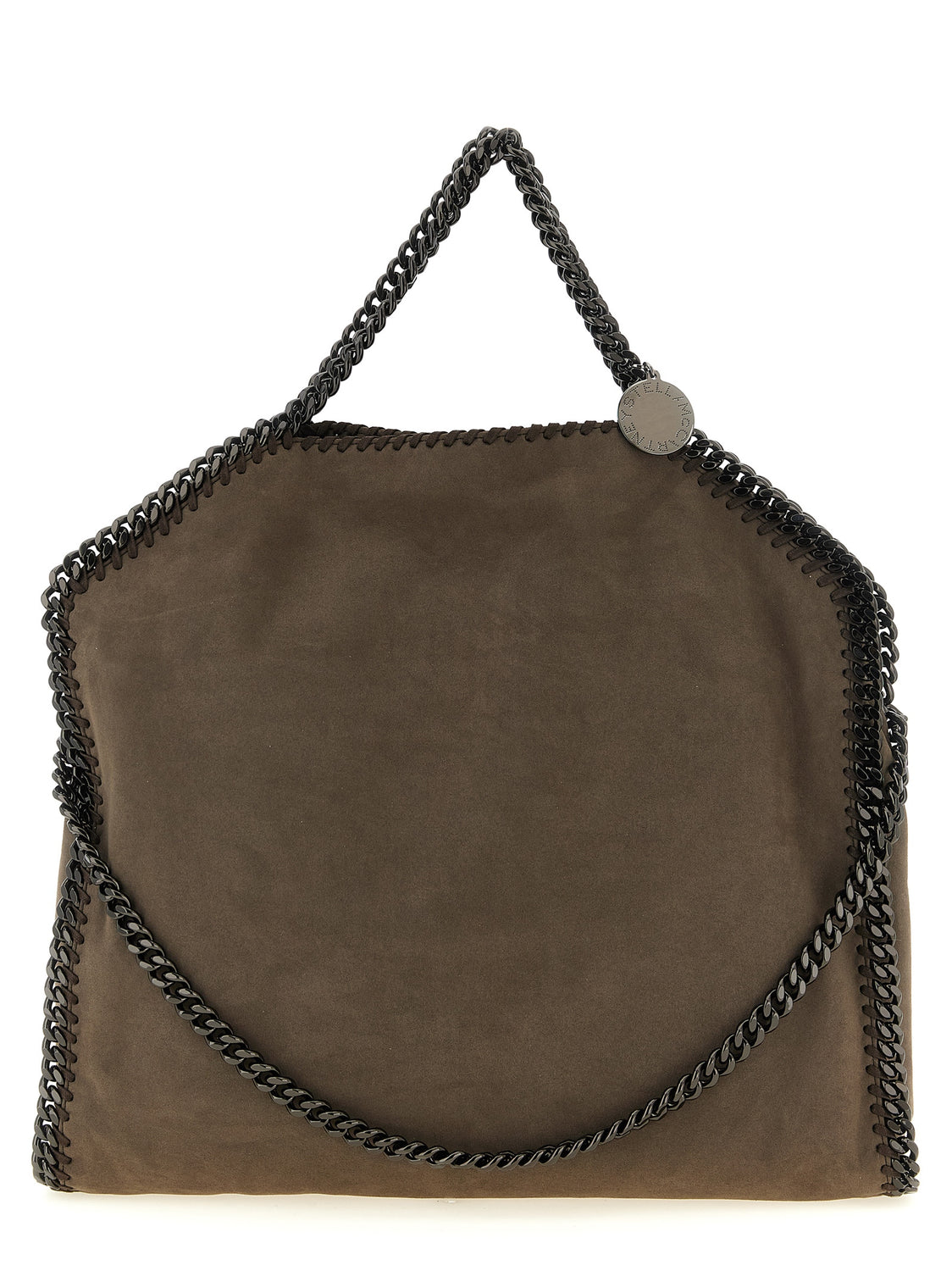 Gray Polyamide Handbag