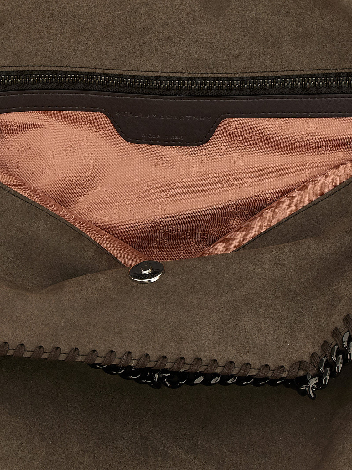 Gray Polyamide Handbag