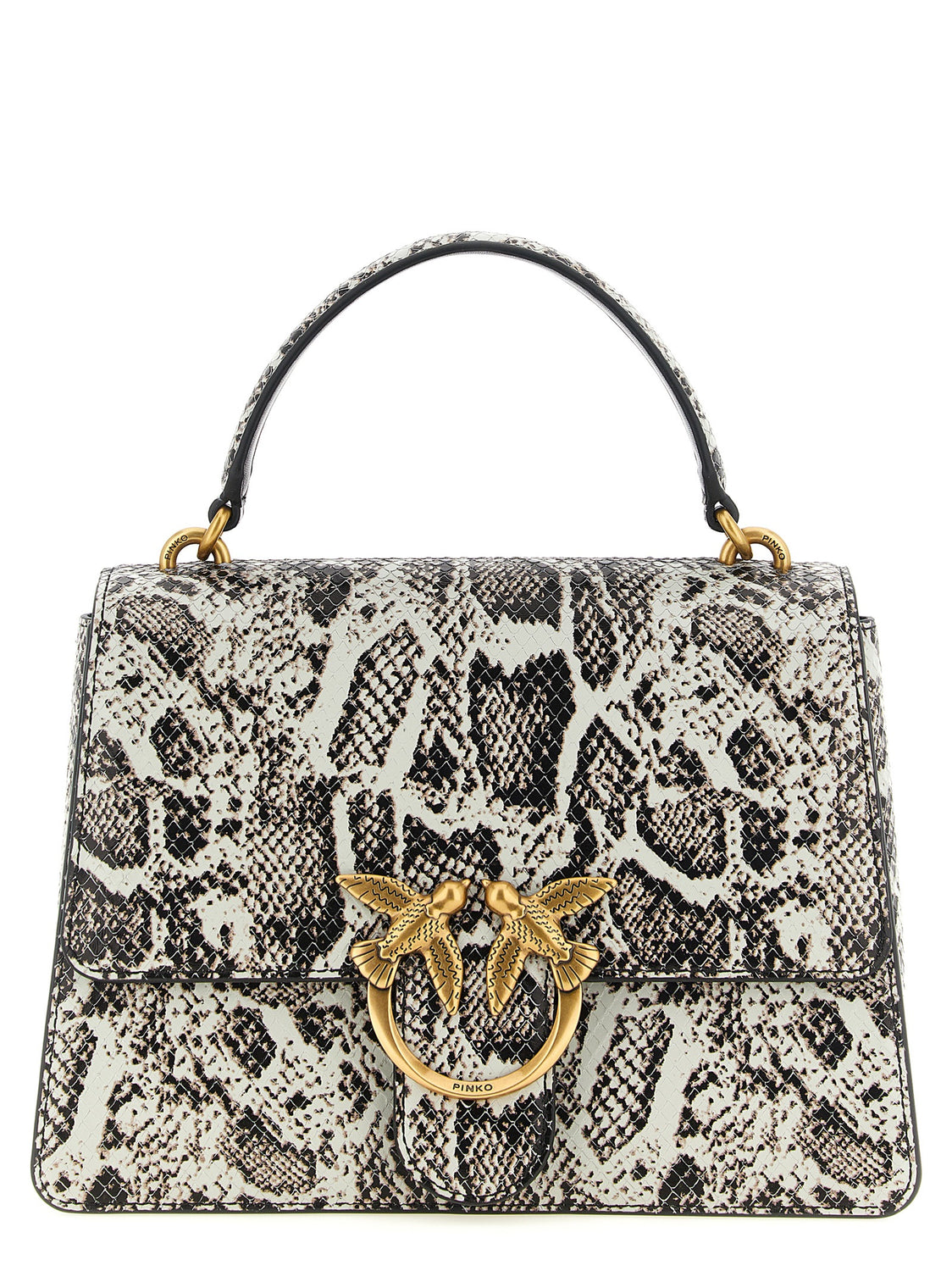 Gray Calfskin Handbag
