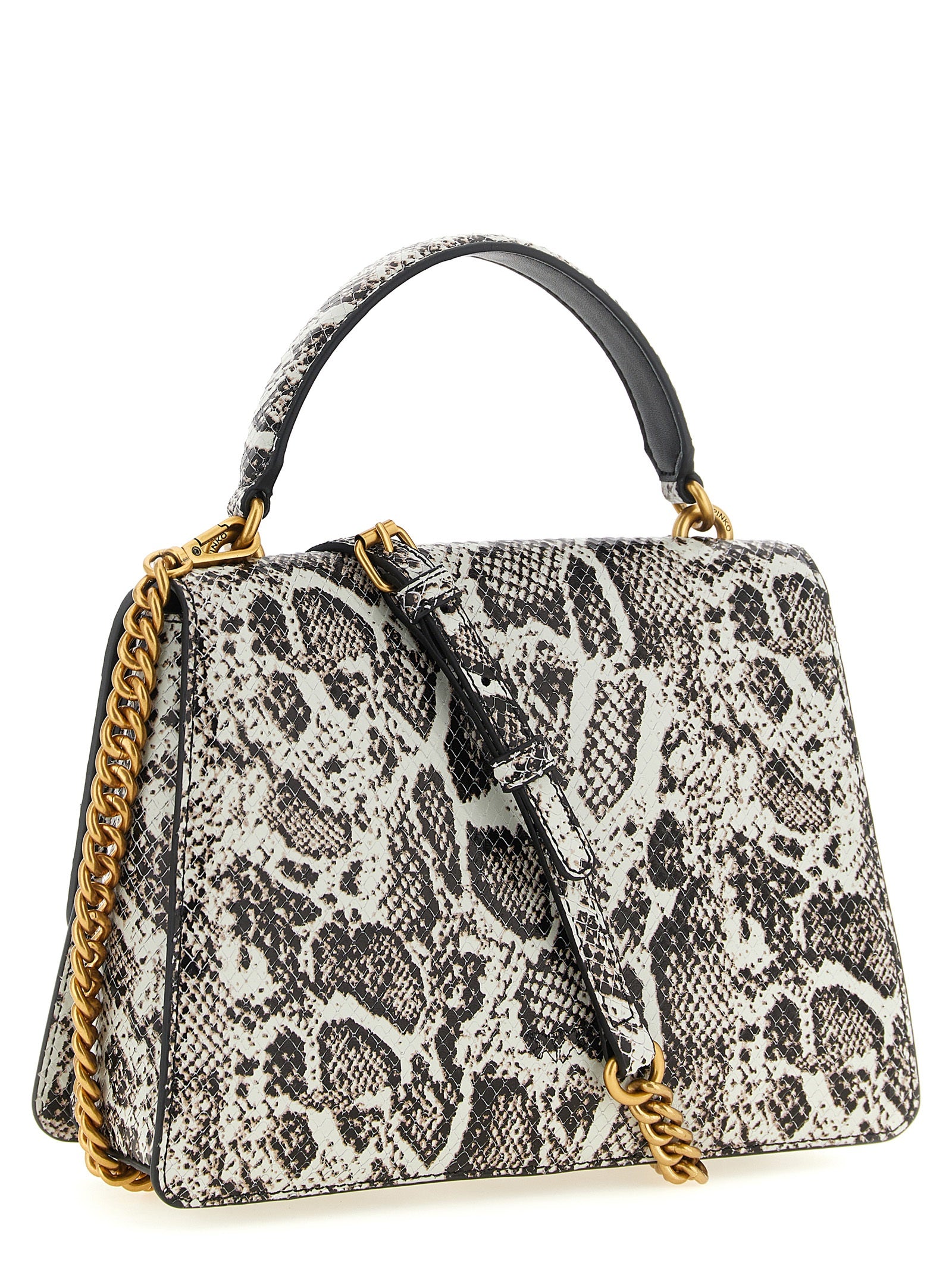 Gray Calfskin Handbag