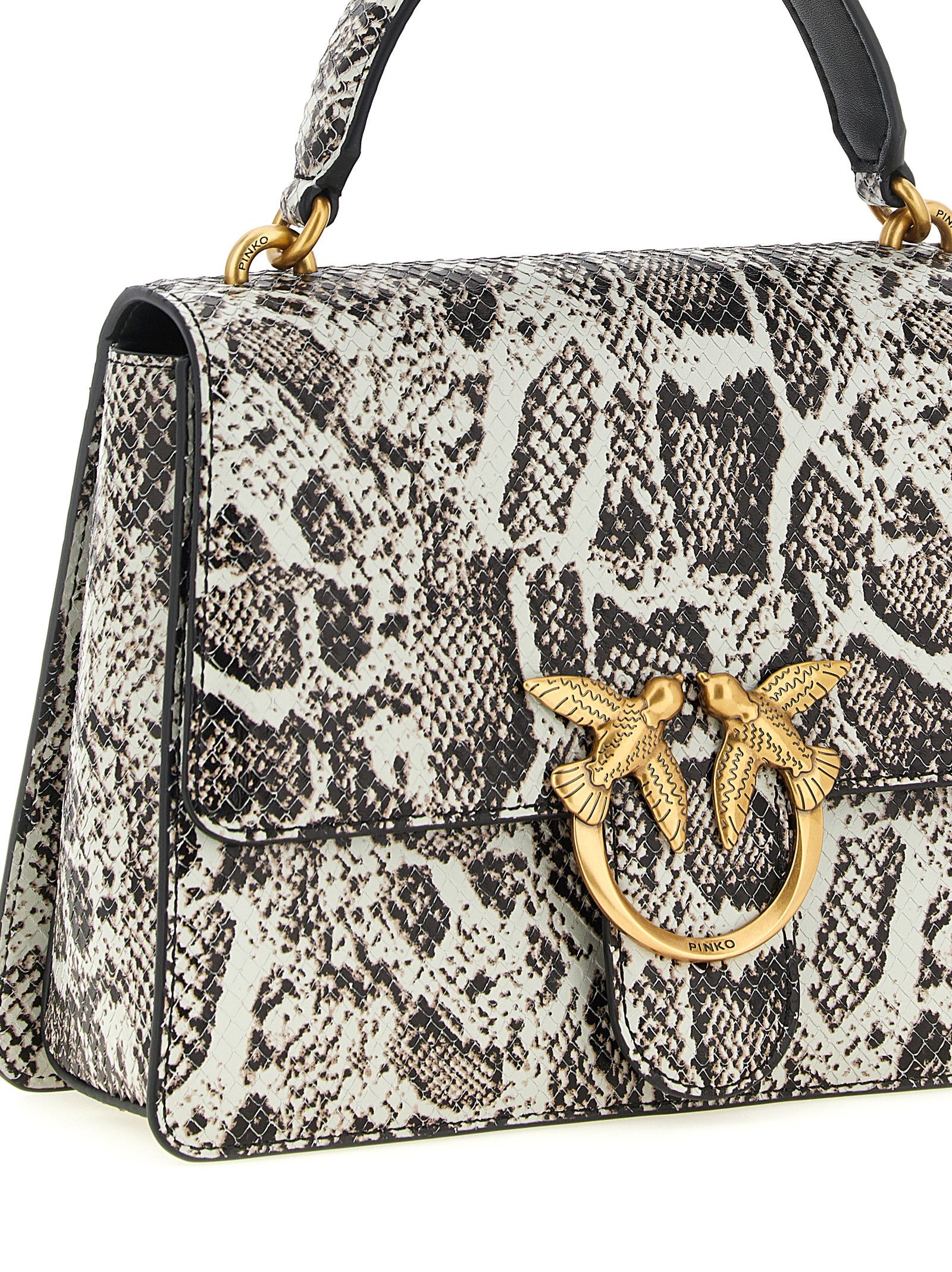 Gray Calfskin Handbag