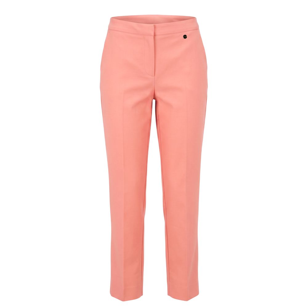 Pink Cotton Women's Pant