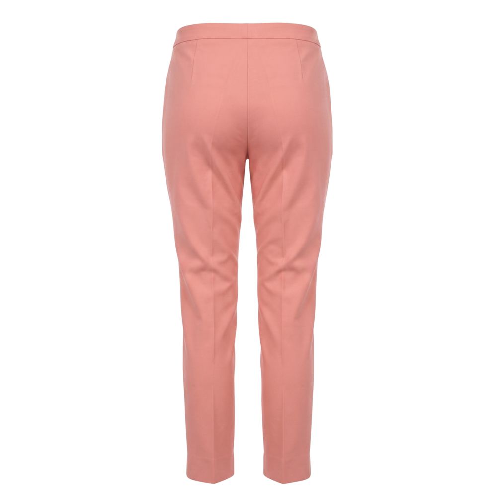 Pink Cotton Women's Pant