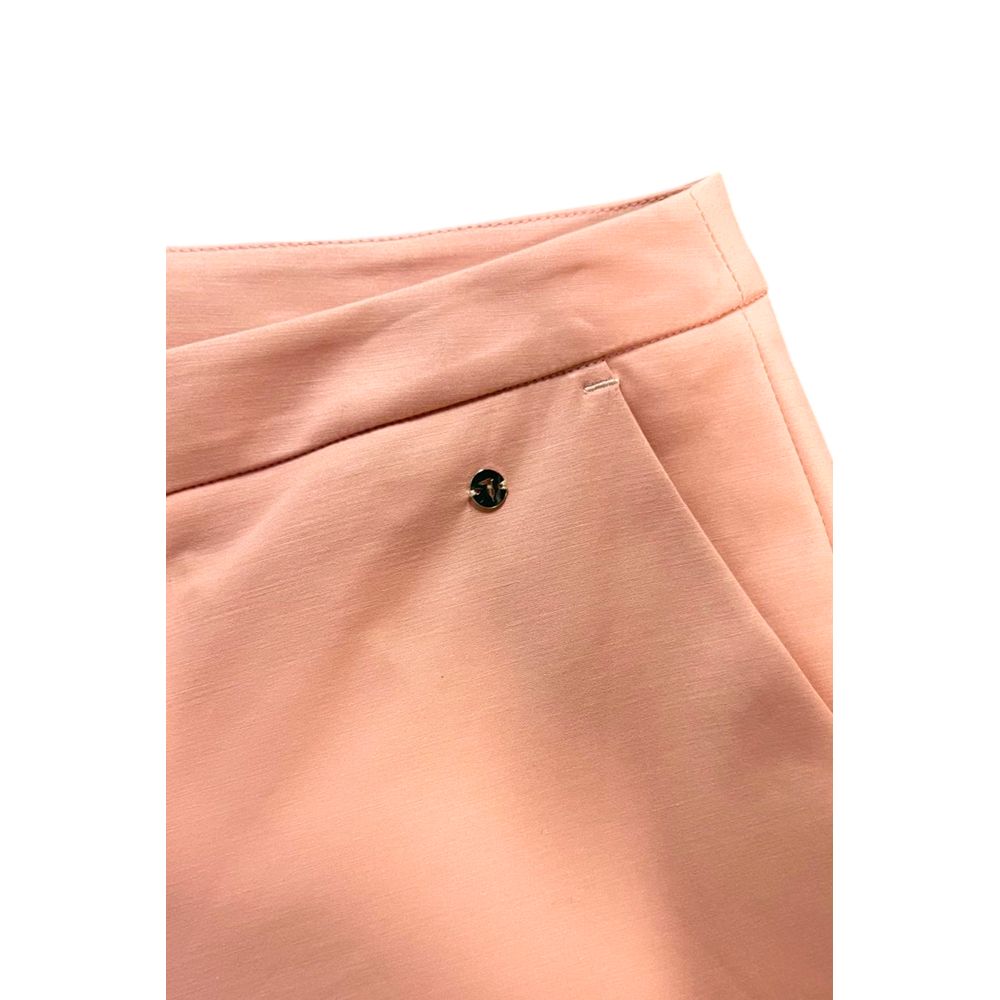 Pink Cotton Women's Pant