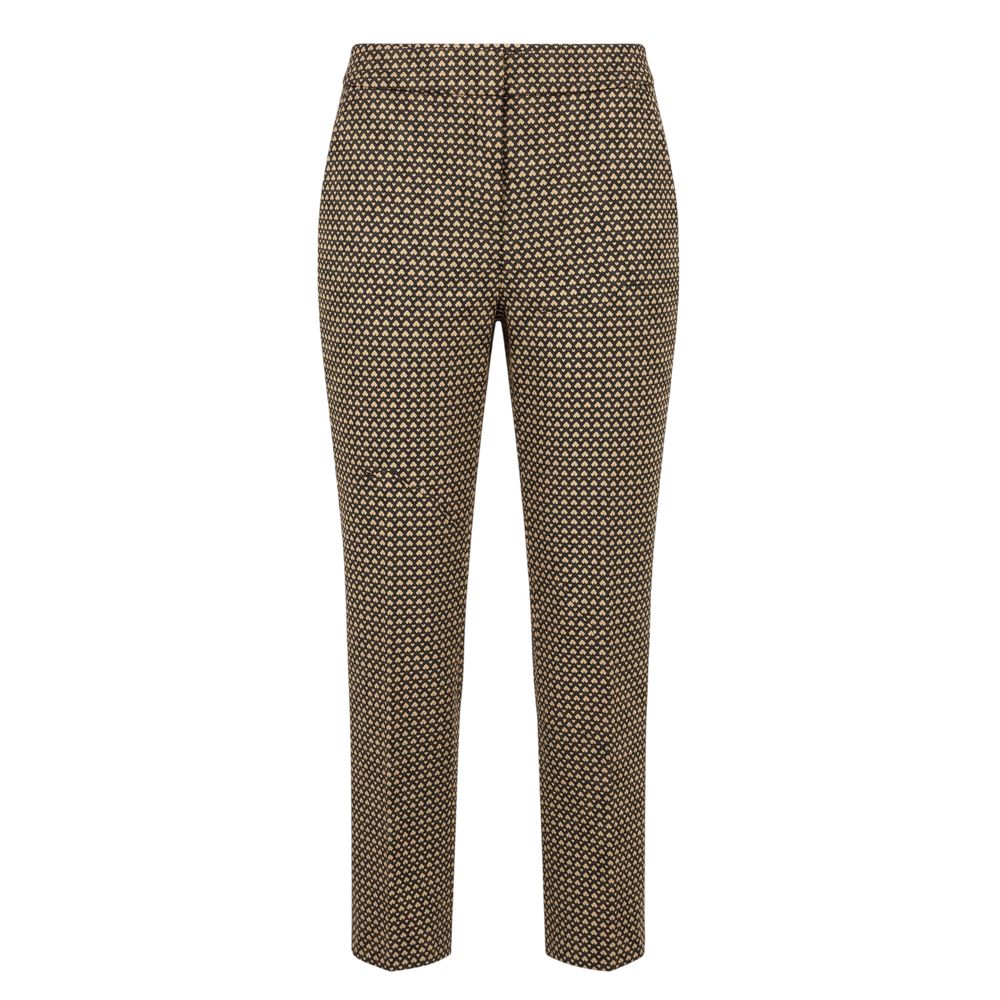 Black Polyester Women Pant