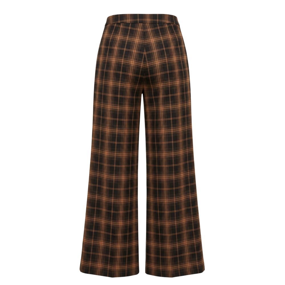 Black Polyester Women Pant