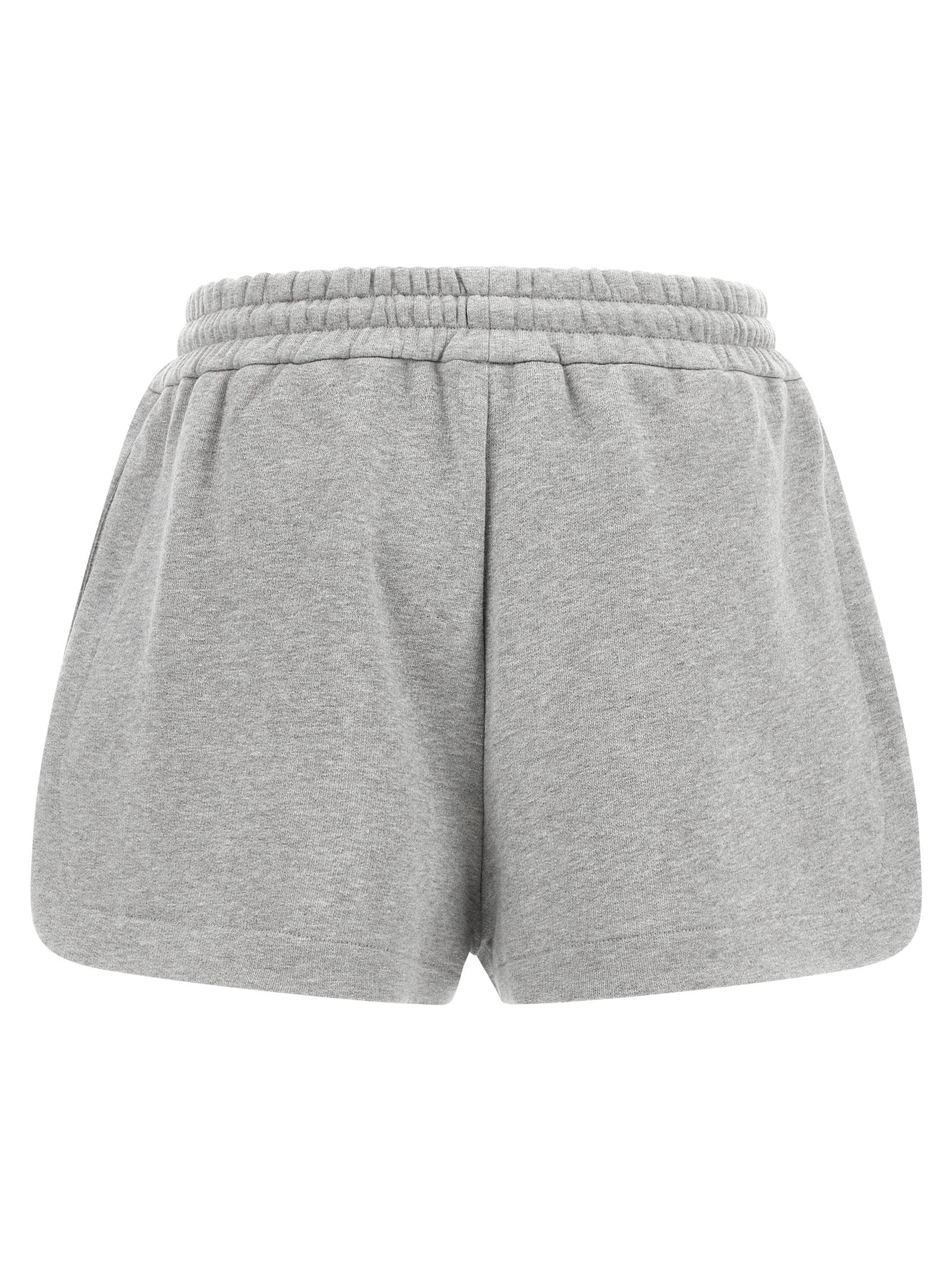 Gray Cotton Bermuda Shorts