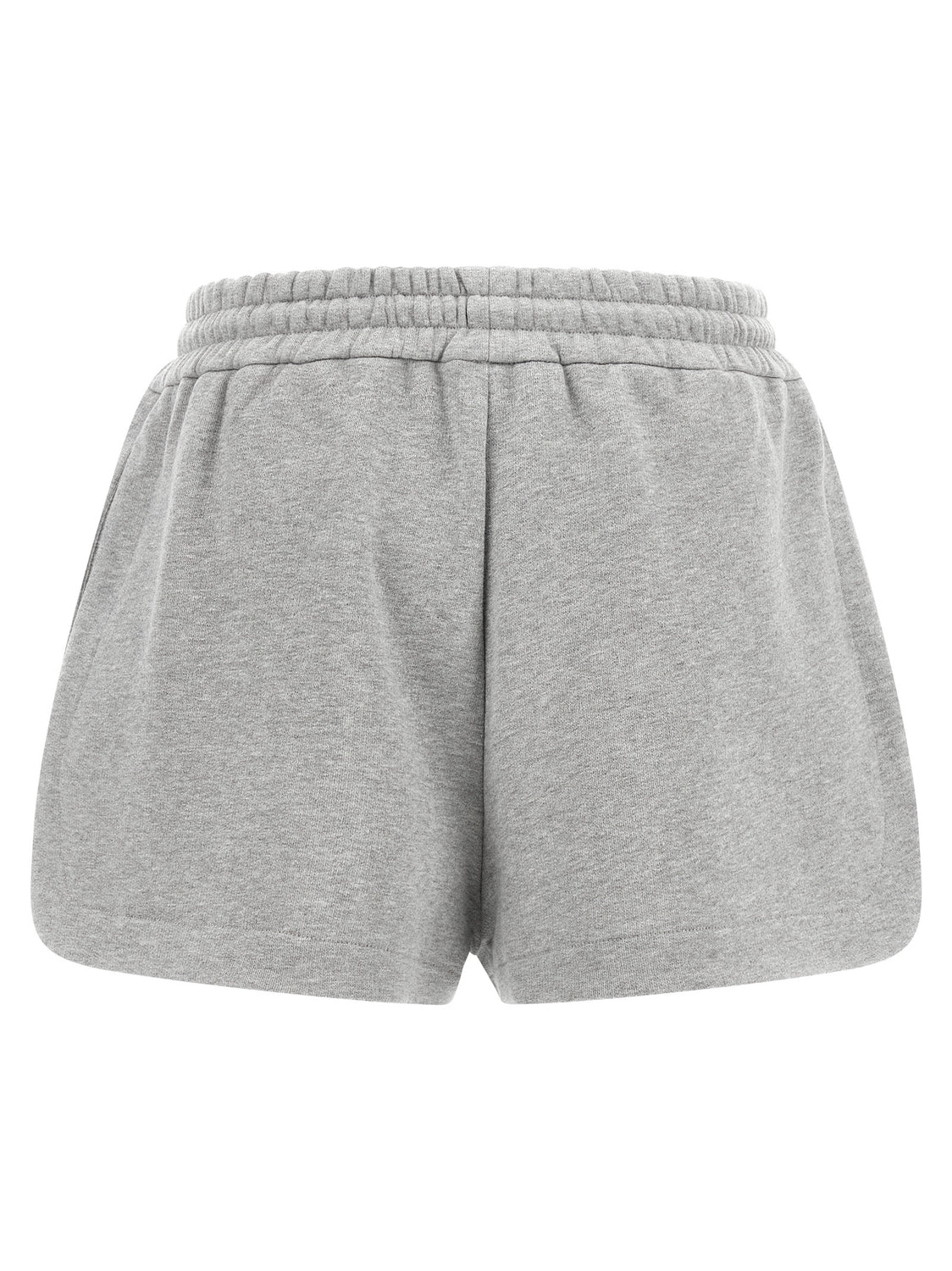 Gray Cotton Bermuda Shorts