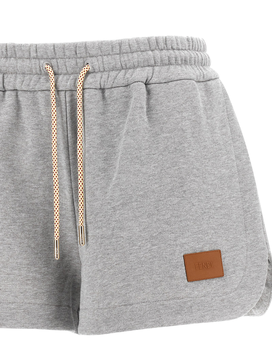 Gray Cotton Bermuda Shorts