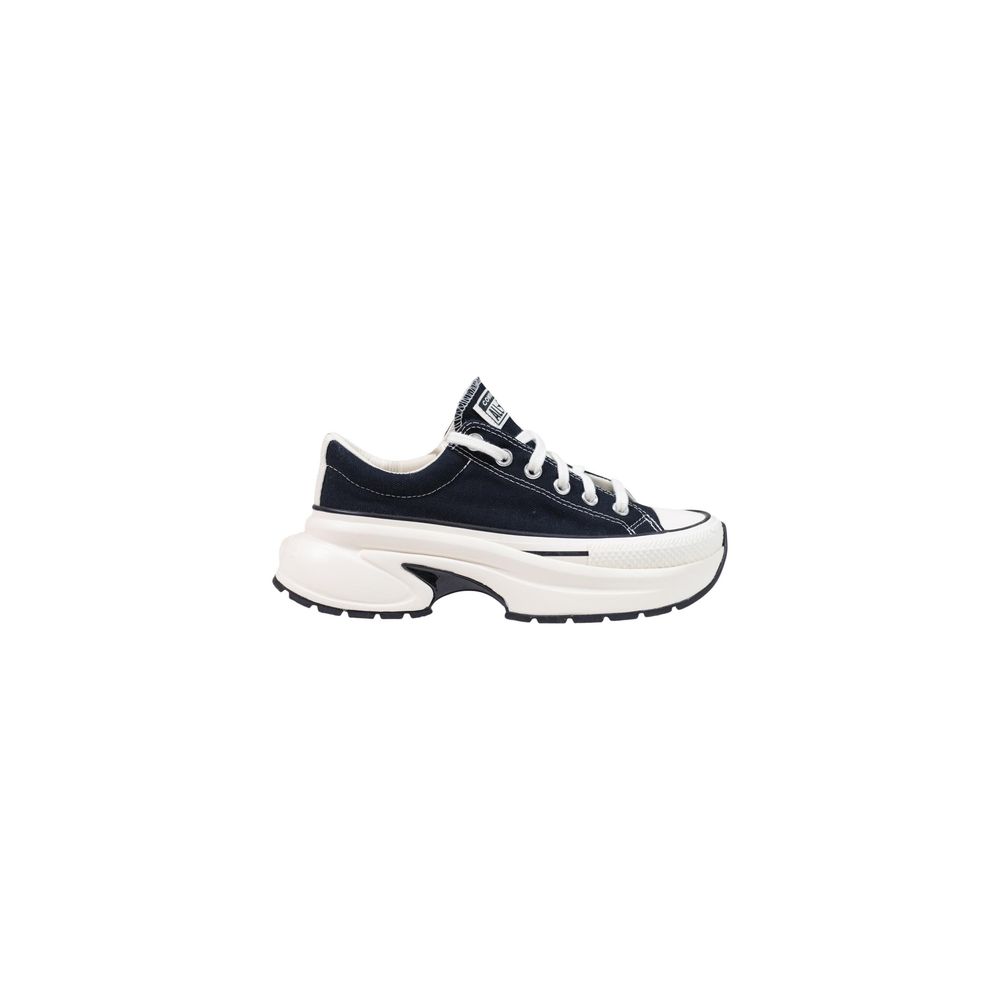 Black And White Textile Chunky Sneakers