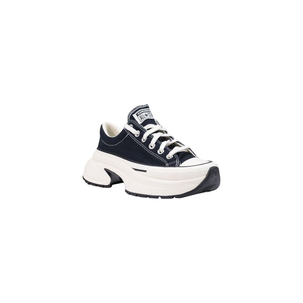 Black And White Textile Chunky Sneakers