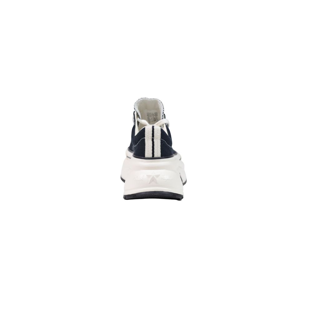 Black And White Textile Chunky Sneakers