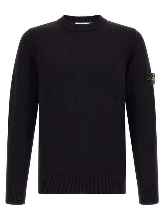 Black Virgin Wool Cardigan