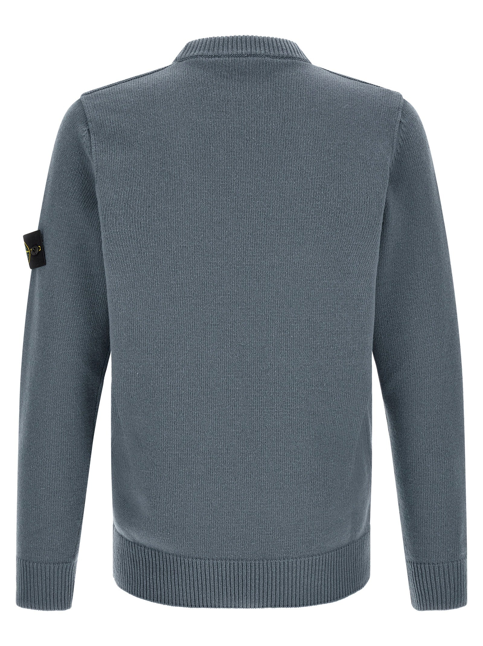 Blue Virgin Wool Cardigan