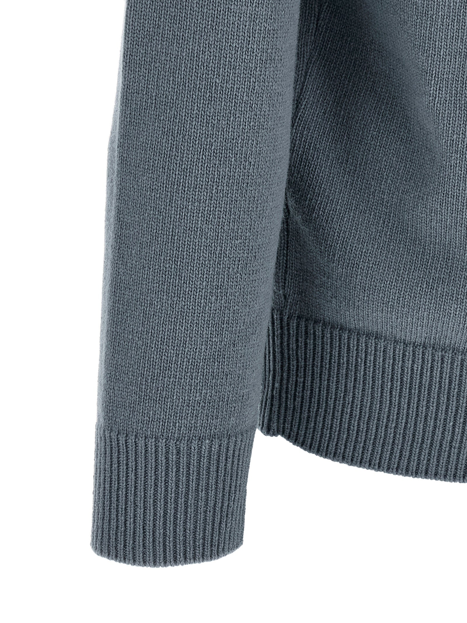 Blue Virgin Wool Cardigan