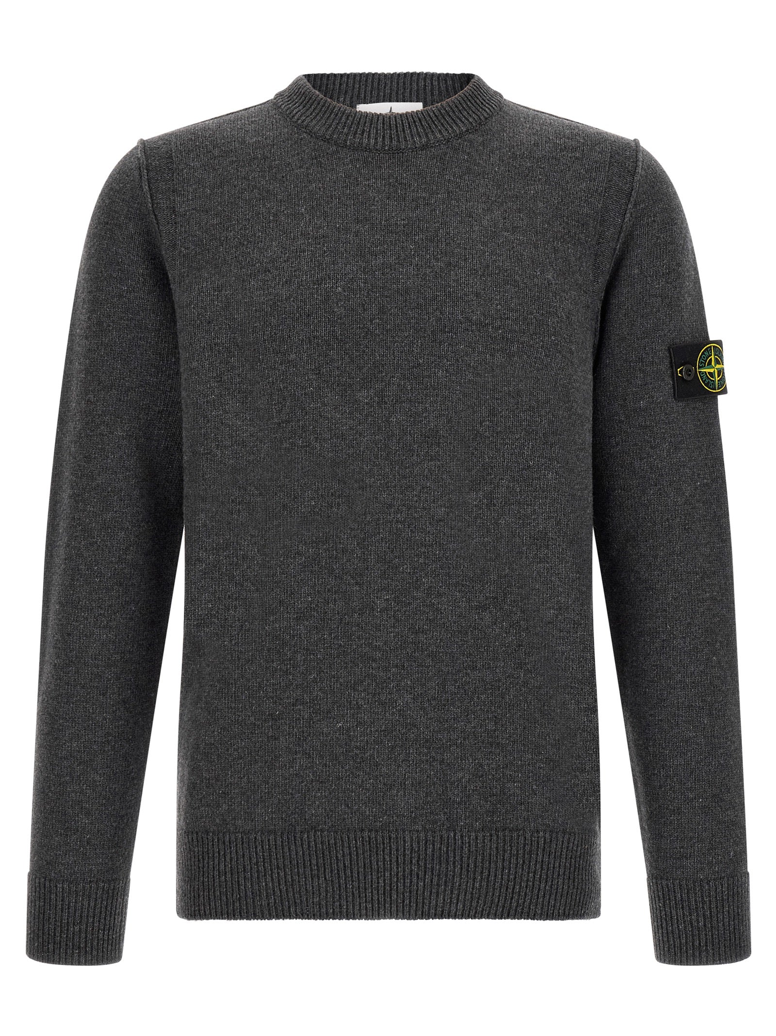 Gray Virgin Wool Cardigan