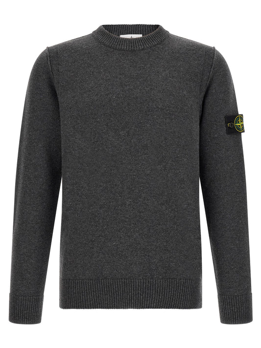 Gray Virgin Wool Cardigan