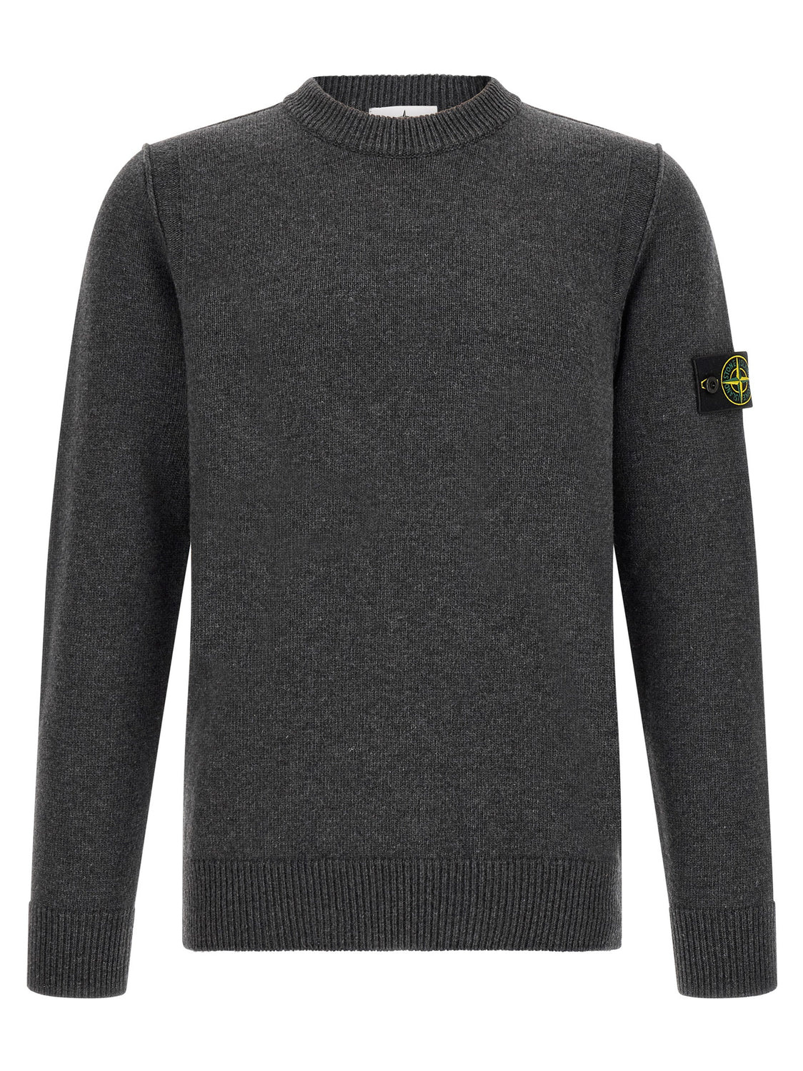 Gray Virgin Wool Cardigan