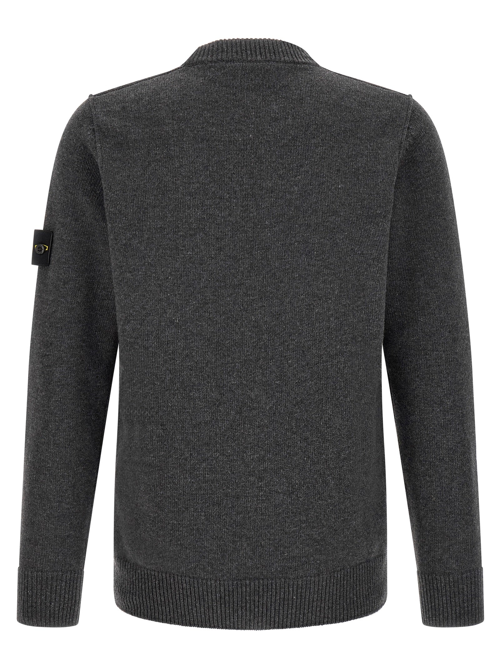 Gray Virgin Wool Cardigan