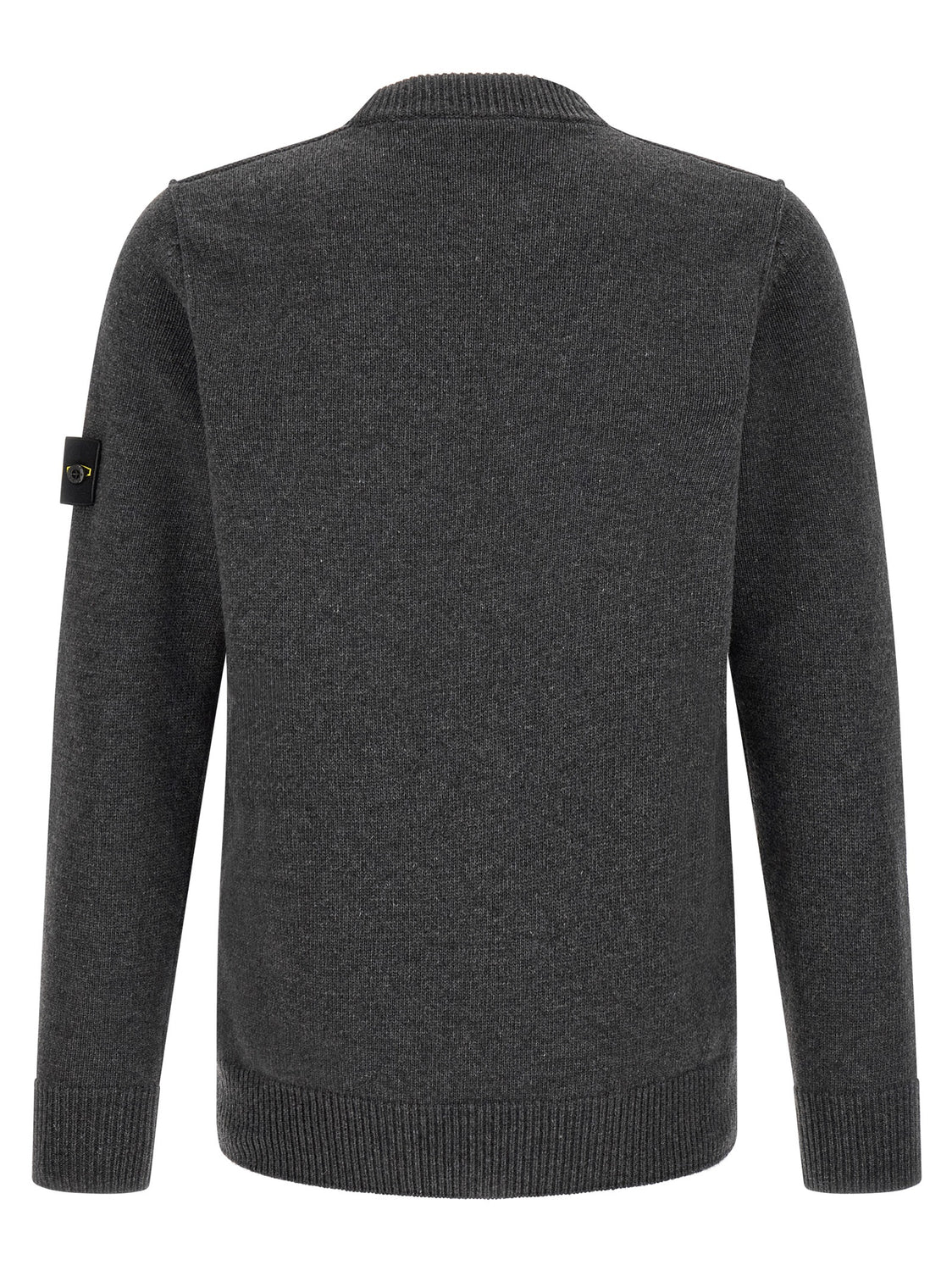 Gray Virgin Wool Cardigan