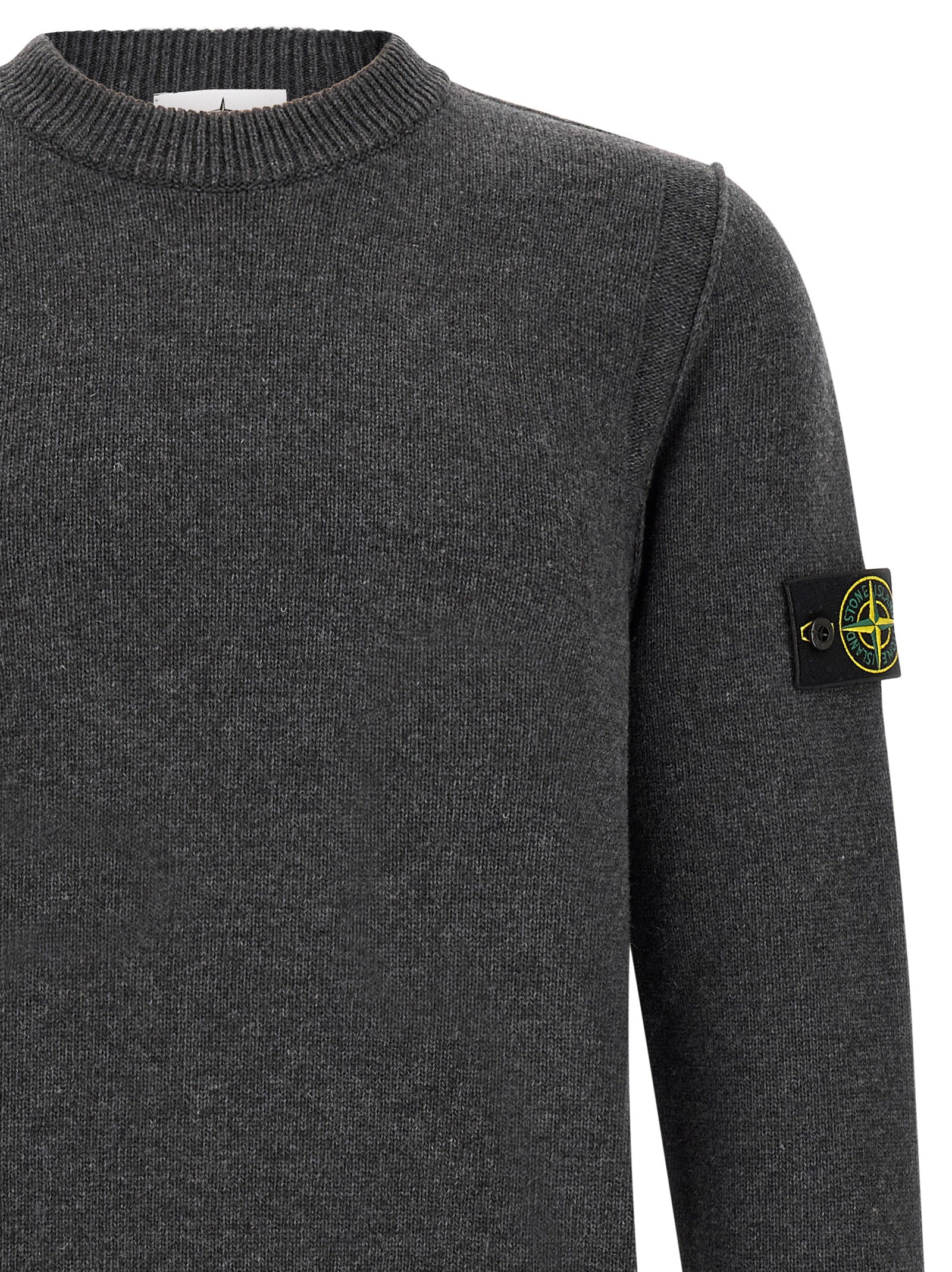 Gray Virgin Wool Cardigan