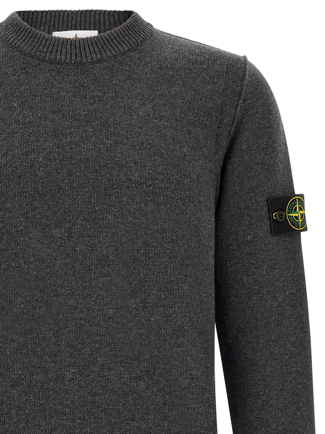 Gray Virgin Wool Cardigan