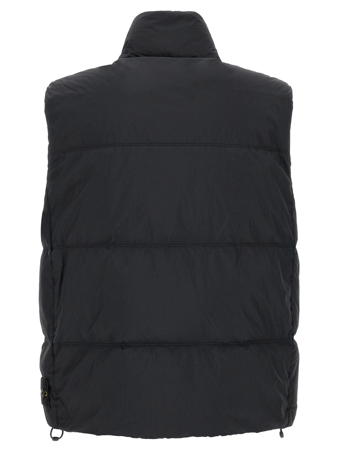 Blue Polyamide Sleeveless Jacket